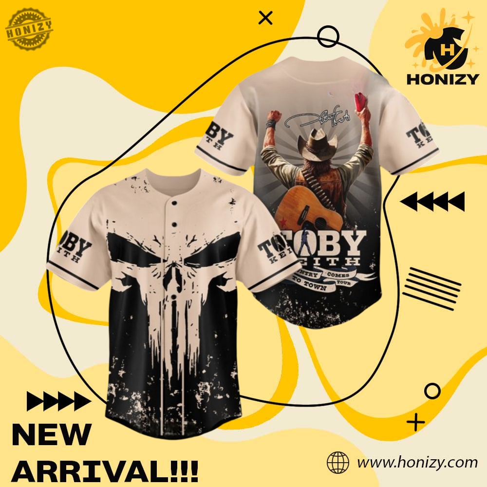 Toby Keith Music Unisex Trendy Baseball Jersey honizy 1