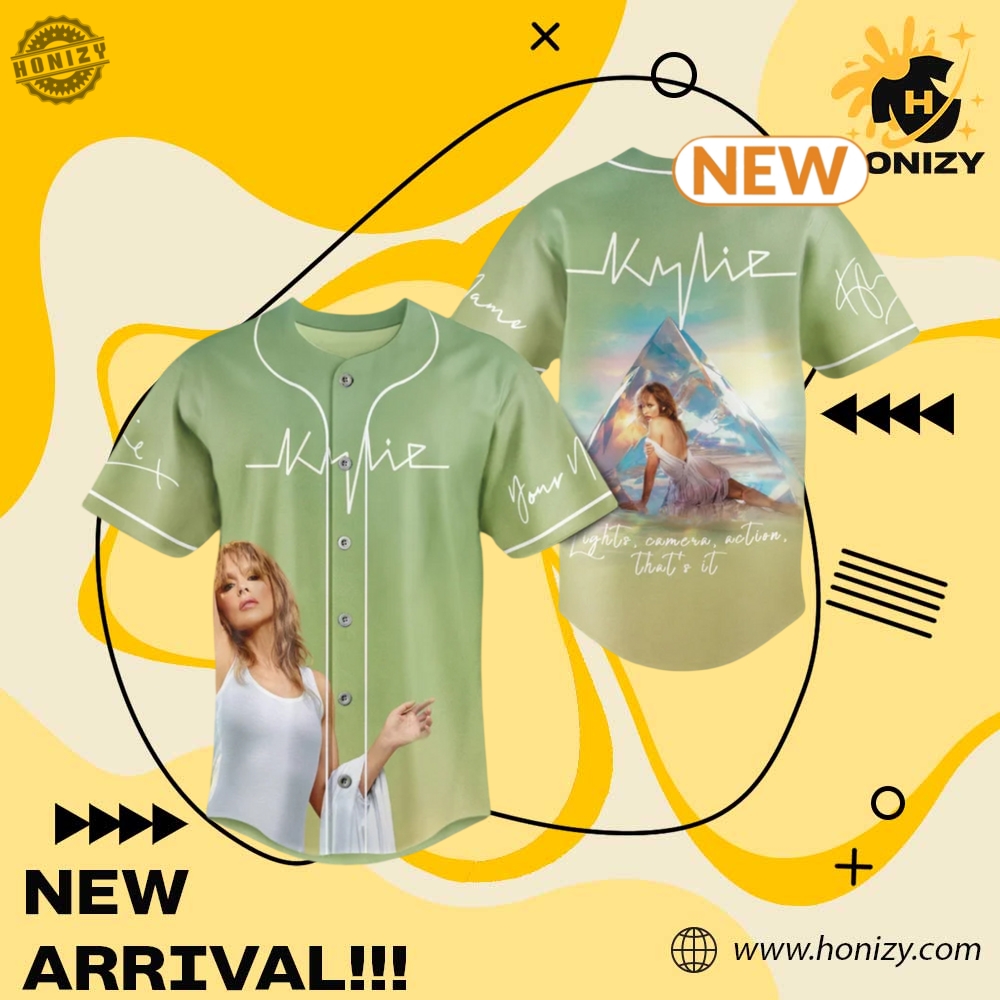Custom Graphic 3D Jerseys 19 Kylie Minogue Custom Name Personalized 3D Unisex Trendy Baseball Jersey