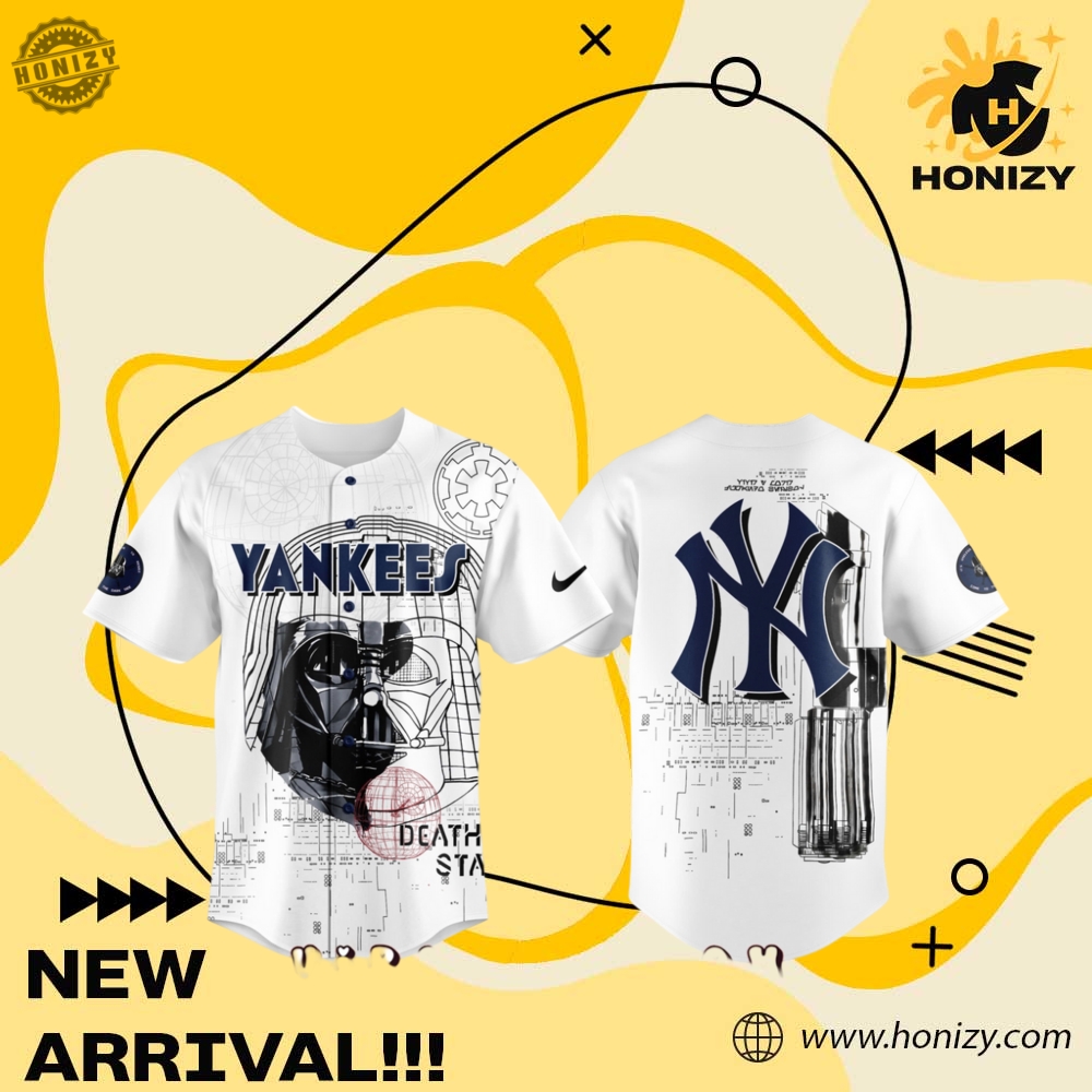 Custom Graphic 3D Jerseys 23 Mlb New York Yankees X Death Wars Night 2025 Unisex Trendy 3D Baseball Jersey