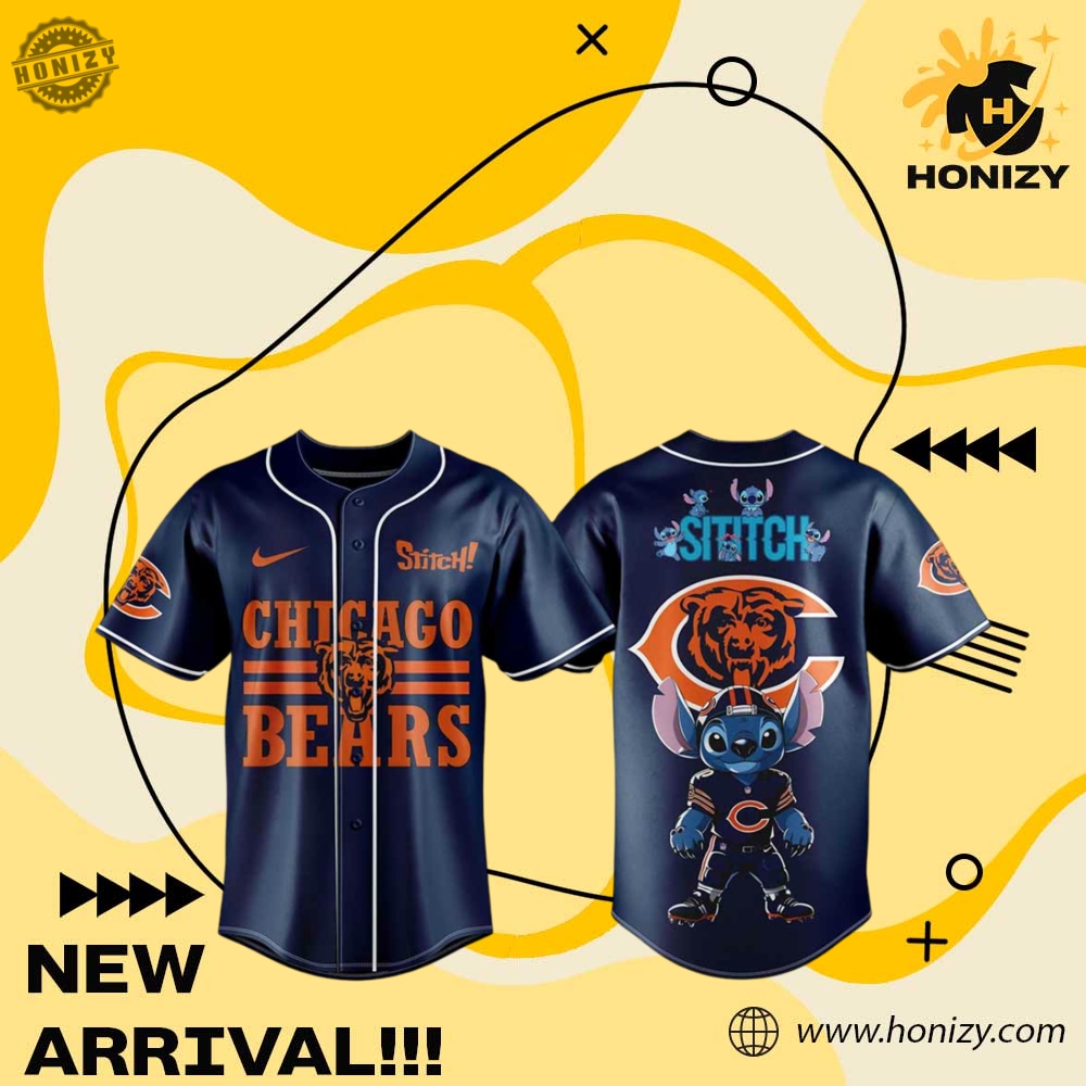 Limited Edition Inspired Jersey 3 Chicago Bears Nfl X Stitch Movie Unisex Trendy Baseball Jersey