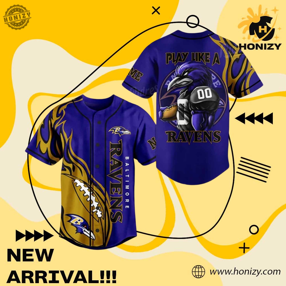 Limited Edition Inspired Jersey 15 Nfl Football Baltimore Ravens Unisex Trendy Custom Name Baseball Jersey