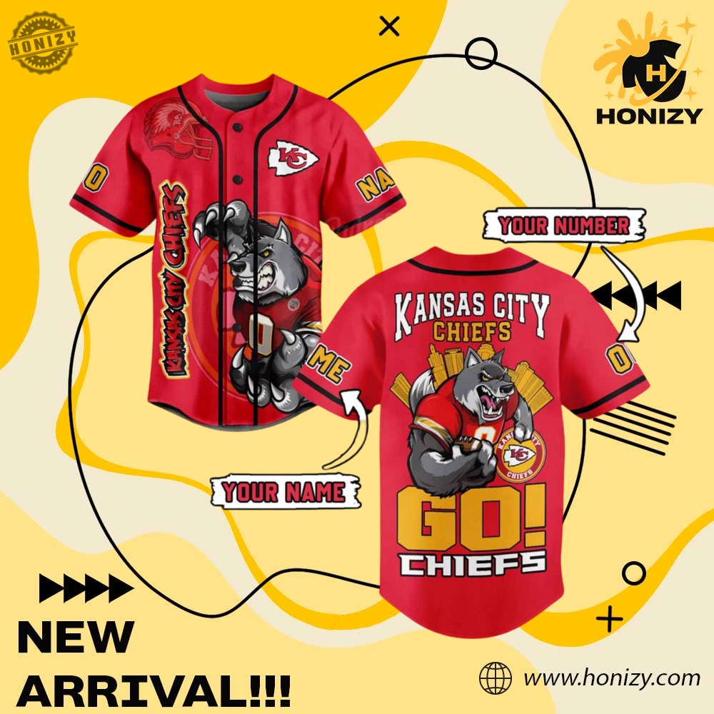 Limited Edition Inspired Jersey 16 Nfl Football Kansas City Chiefs Custom Name Unisex Trendy Baseball Jersey