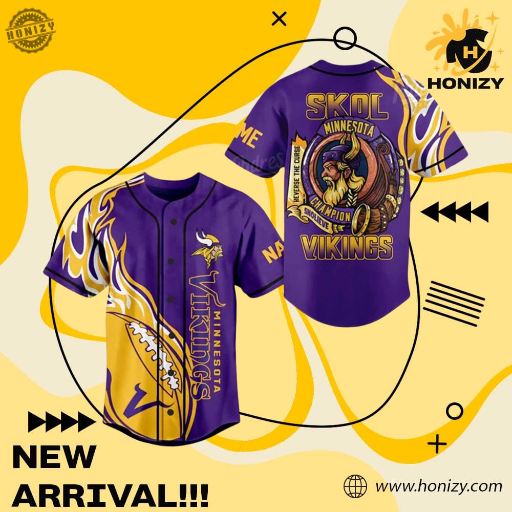 Limited Edition Inspired Jersey 19 Nfl Football Minnesota Vikings Custom Name Unisex Trendy Baseball Jersey