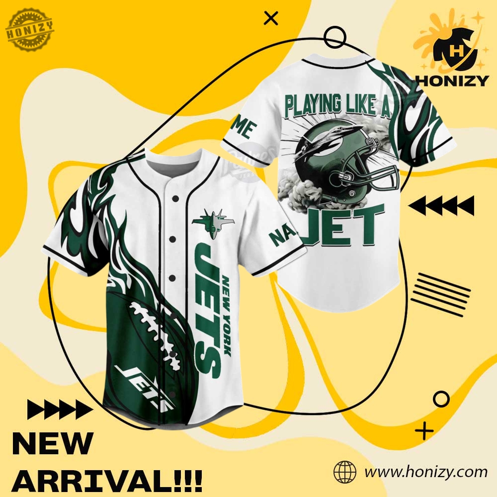 Limited Edition Inspired Jersey 23 Nfl Football New York Jets Custom Name Unisex Trendy Baseball Jersey