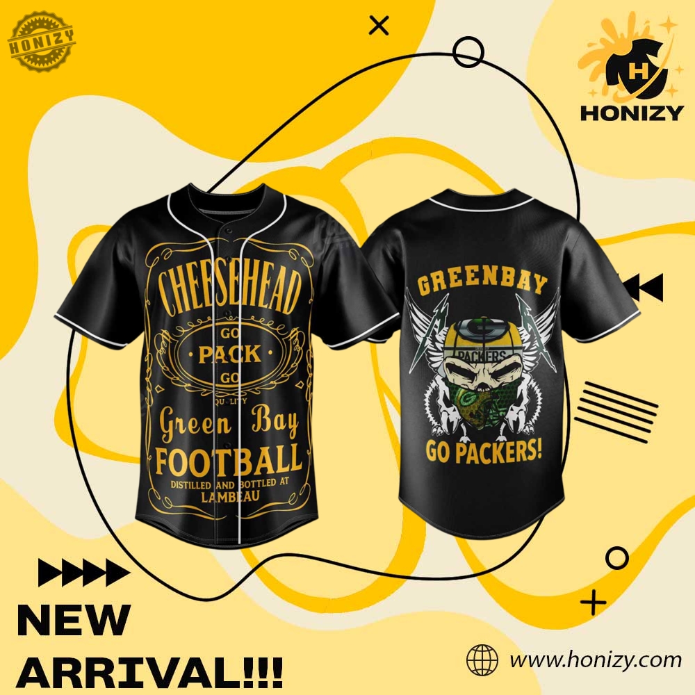 NFL Fans Baseball Style Shirt 18 Nfl Green Bay Go Packers Football 3D Unisex Trendy Baseball Jersey